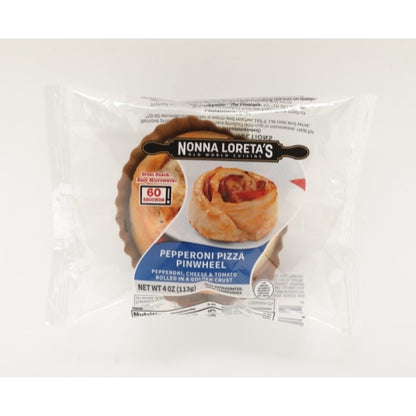 Nonna Loreta's Pepperoni Pizza Pinwheel, 16 x 4 oz Case - Prepared Foods