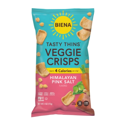 Biena Snacks Sea Salt Tasty Thins, 12 x 4 oz Case - Snacks