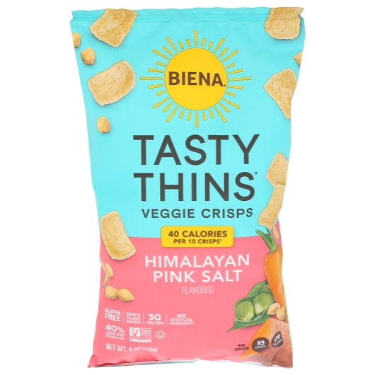 Biena Snacks Sea Salt Tasty Thins, 12 x 4 oz Case - Snacks - image 2