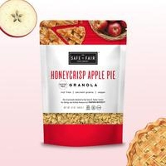 Safe + Fair Honeycrisp Apple Pie Granola, 6 x 12 oz Case - Breakfast Foods