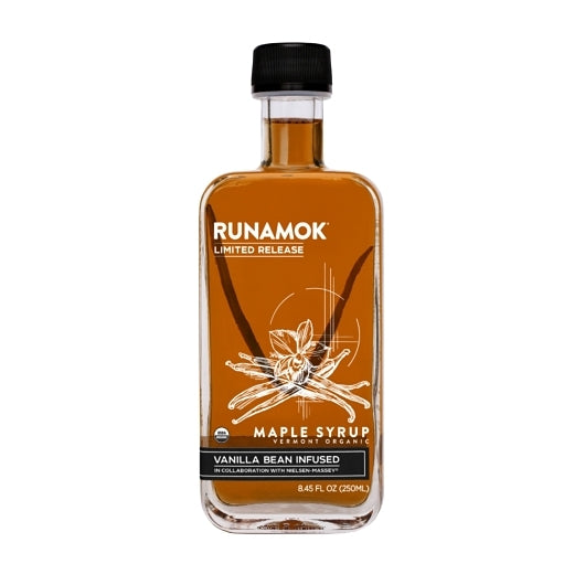 Runamok Maple Vanilla Bean Infused Syrup, 6 x 8.45 fl oz Case - Beverages
