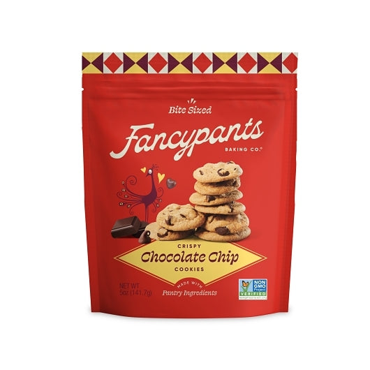 Fancypants Baking Co. Chocolate Chip Cookies, 6 x 5 oz Case - Bakery & Desserts