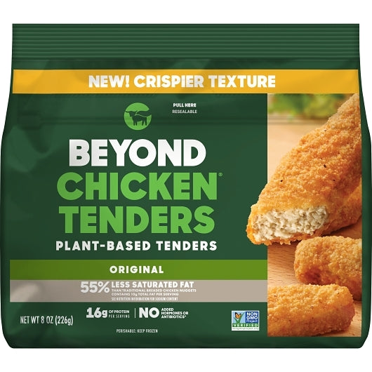 Beyond Meat Vegan Plant-Based Chicken Tenders, 8 x 8 oz Case - DOT product image 2