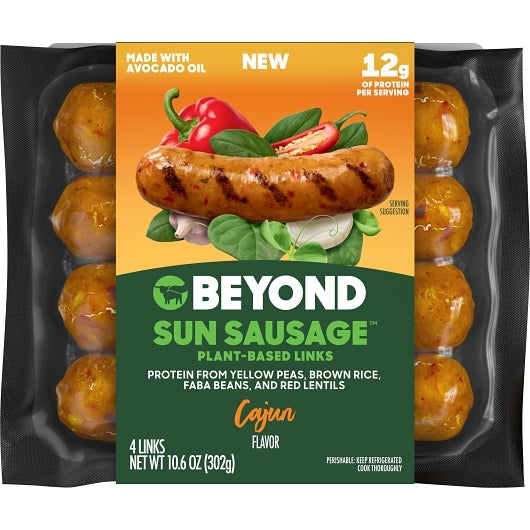 Beyond Meat Vegan Cajun Sun Sausage, 6 x 4 ct Case - Prepared Foods - image 2