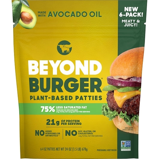 Beyond Meat Burgers, 8 x 24 oz Case - Prepared Foods - image 2