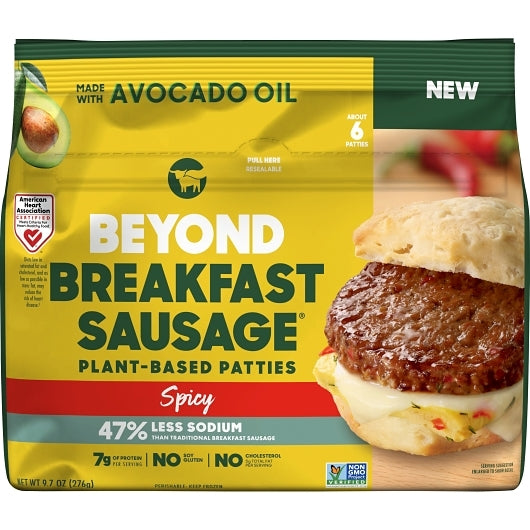 Beyond Meat Spicy Breakfast Sausage, 8 x 9.7 oz Case - Frozen Meat & Seafood - image 2