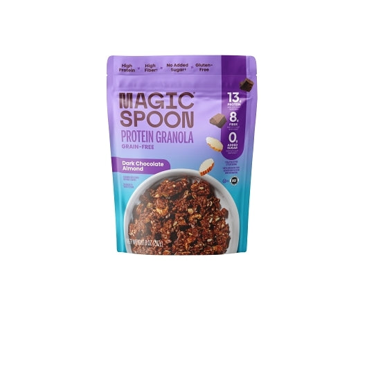 Magic Spoon Dark Chocolate Almond Protein Granola, 4 x 8 oz Case - Candy & Confections