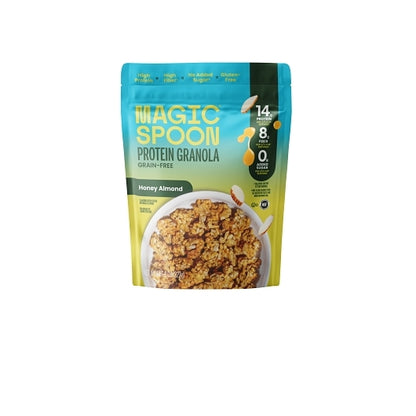 Magic Spoon Honey Almond Protein Granola, 4 x 8 oz Case - Pantry Ingredients