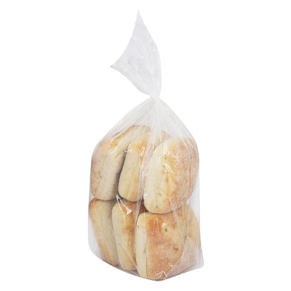 Tom Cat Bakery 4" Sliced Ciabatta Butter Square, 1 x 60 PC Case - Breads, Rolls & Buns