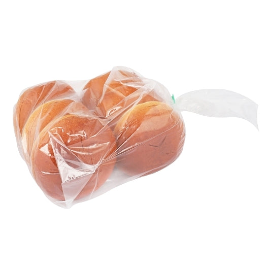 Tom Cat Bakery 4" Sliced Japanese Milk Bread Burger Buns, 10 x 6 x 85 GR Case - Breads, Rolls & Buns