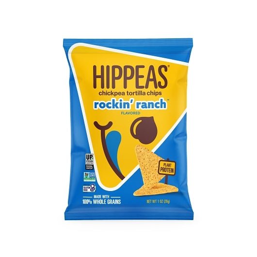 Hippeas Rockin' Ranch Chickpea Tortilla Chips, 21 x 1 oz Case - Snacks