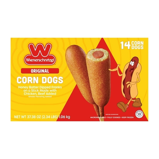 Wienerschnitzel Original Corn Dog, 8 x 37.38 oz Case - Frozen Snacks & Appetizers - image 2