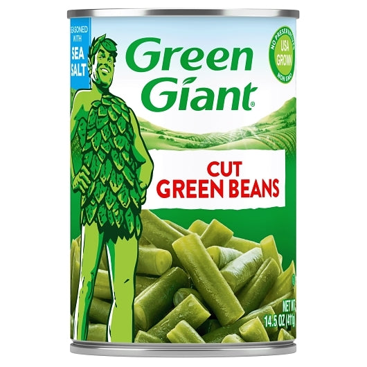 Green Giant Regular Cut Green Beans, 24 x 14.5 oz Case - DOT product image 2