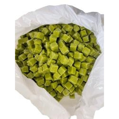 Waav Organic Pre-blended Tropical Greens Smoothie Cubes, 1 x 7 lb Case - Frozen Fruit