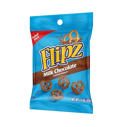 Flipz Milk Chocolate Impulse Peg Bag Open Stock, 12 x 1.5 oz Case - Pantry Ingredients - image 2
