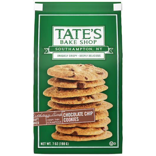 Tate's Bake Shop Chocolate Chip Cookies, 12 x 7 oz Case - Bakery & Desserts