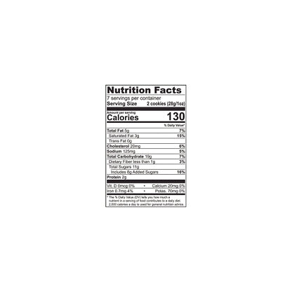 Tate's Bake Shop Oatmeal Raisin Cookies, 6 x 7 oz Case - DOT product image 7