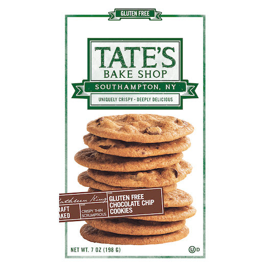 Tate's Bake Shop Gluten-Free Chocolate Chip Cookies, 6 x 7 oz Case - Bakery & Desserts