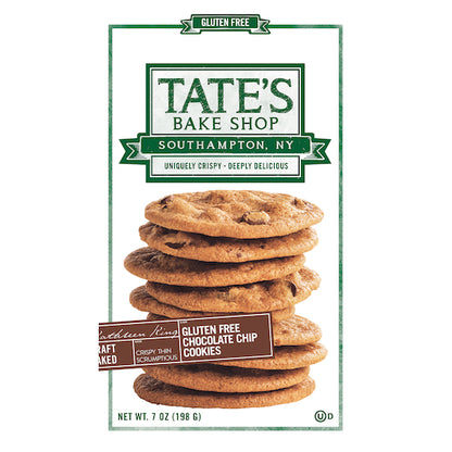 Tate's Bake Shop Gluten-Free Chocolate Chip Cookies, 6 x 7 oz Case - Bakery & Desserts