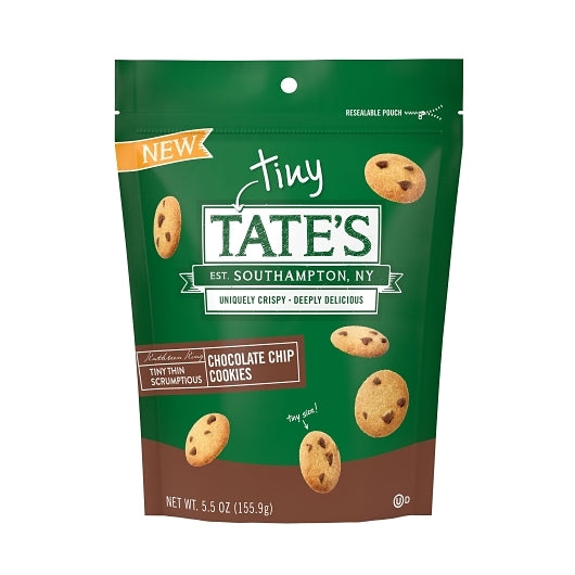 Tate's Bake Shop Tiny Chocolate Chip Cookies, 6 x 5.5 oz Case - Bakery & Desserts