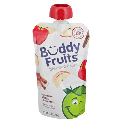 Buddy Fruits Cinnamon Applesauce, 100 x 4.1 oz Case - Dried Fruit & Fruit Snacks