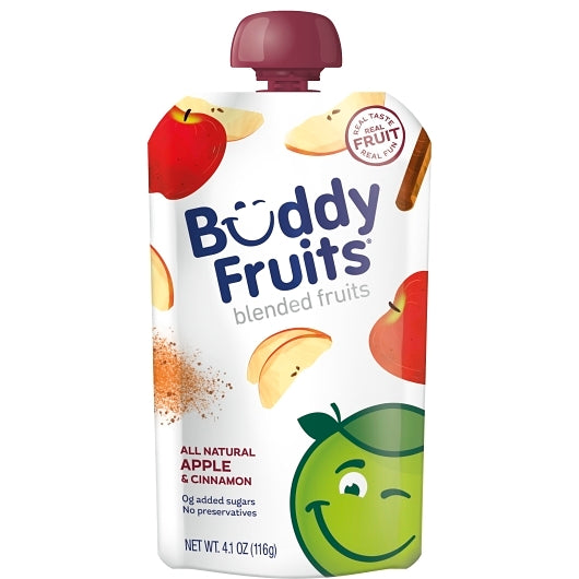 Buddy Fruits Cinnamon Applesauce, 100 x 4.1 oz Case - DOT product image 4
