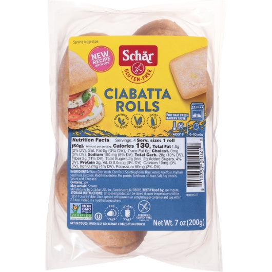 Schar Ciabatta Rolls, 5 x 7 oz Case - GS1 inner-pack image