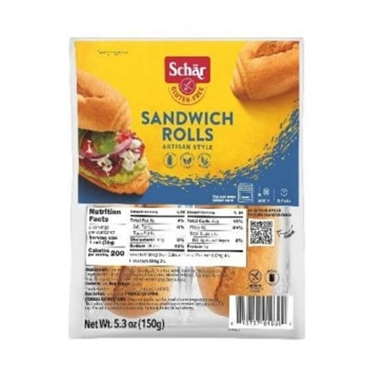 Schar Gluten Free Sandwich Rolls, 7 x 5.3 oz Case - Breads, Rolls & Buns