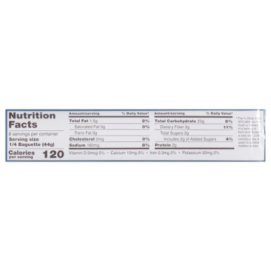 Schar GLUTEN FREE BAGUETTE, 6 x 12.3 oz Case - DOT product image 6