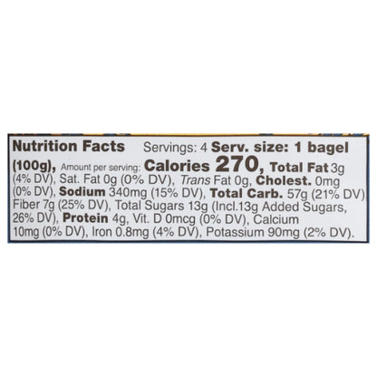Schar GLUTEN FREE PLAIN BAGEL, 4 x 14.1 oz Case - DOT product image 6