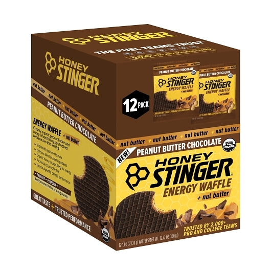 Honey Stinger Peanut Butter Waffle, 8 x 12 x 1 ct Case - Pantry Ingredients