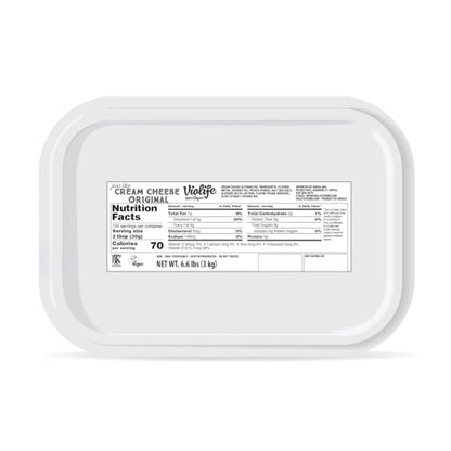 Violife 100% Vegan Original Just Like Cream Cheese, 1 x 6.6 lb Case - Cheese & Dairy