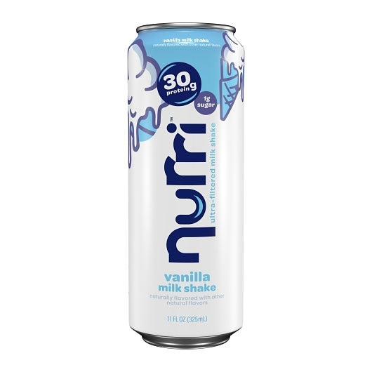 Nurri 30G Protein Ultra Filtered Vanilla Milk Shake, 1 x 12 ct Case - Beverages