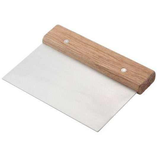 Winco Wood Handle Stainless Steel Blade Sough Scraper, 1 x 1 each Case - Kitchen Smallware