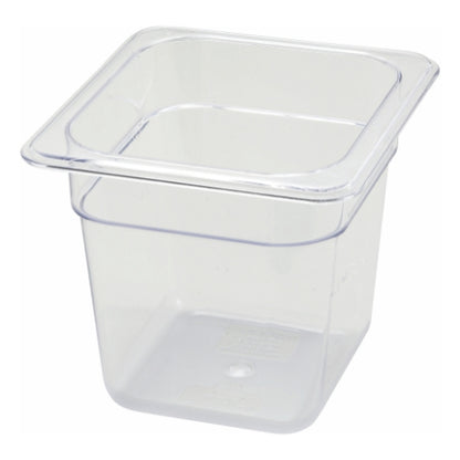Winco PAN 1/6 SIZE 6 INCH POLY., 1 x 1 each Case - Alternate product angle or state