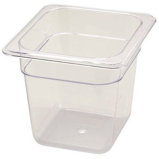 Winco Pan 1/6 Size 6 Inch Poly., 1 x 1 each Case - Cookware & Bakeware