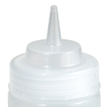 Winco SQUEEZE BOTTLE 32 OUNCE WIDE MOUTH CLEAR, 1 x 6 each Case - Alternate product angle or state