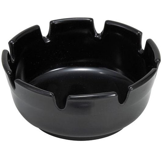Winco Ashtray 4 Inch Diamond Black, 1 x 1 DZ Case - Tabletop Supplies
