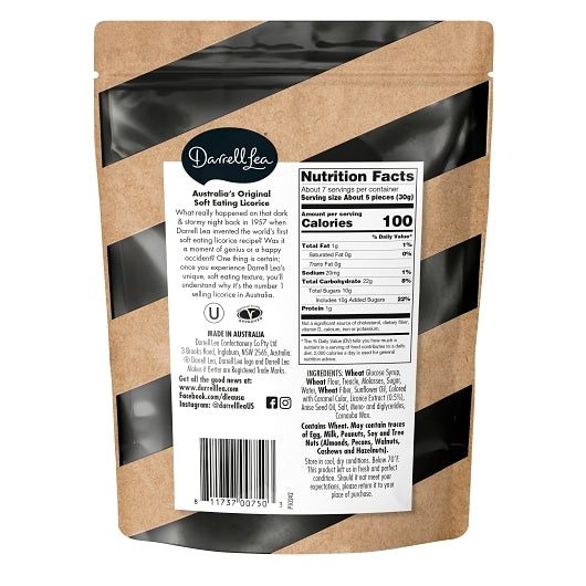 Darrell Lea Black Soft Licorice, 8 x 198.45 GR Case - DOT product image 7