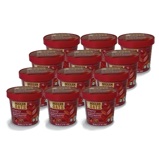 Modern Oats 5 Berry Oatmeal, 12 x 2.6 oz Case - DOT product image 3
