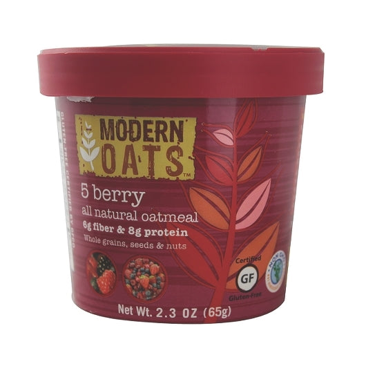 Modern Oats 5 Berry Oatmeal, 12 x 2.6 oz Case - Breakfast Foods
