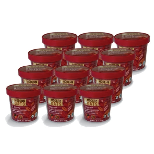 Modern Oats 5 Berry Oatmeal, 12 x 2.6 oz Case - DOT product image 2