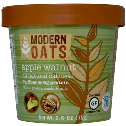 Modern Oats Apple Walnut Oatmeal Cup, 6 x 2.6 oz Case - DOT product image 4