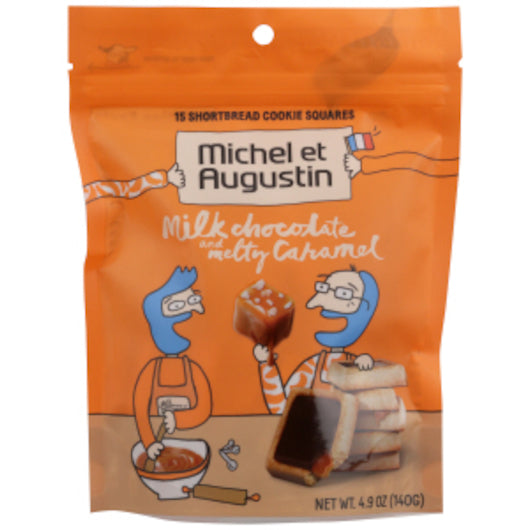 Michel & Augustin Milk Chocolate And Melty Caramel Shortbread Cookie, 6 x 5 oz Case - Candy & Confections - image 2