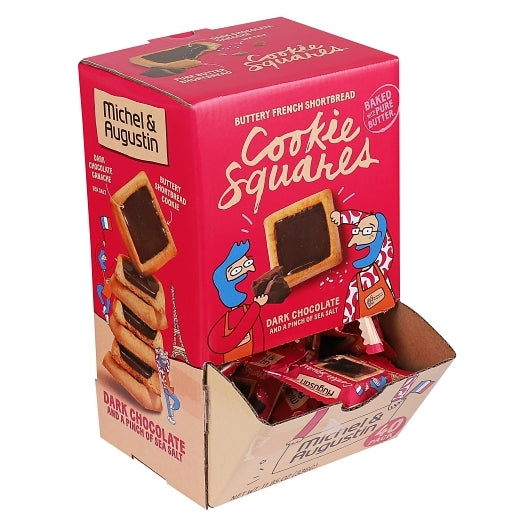 Michel & Augustin Dark Chocolate & A Pinch Of Sea Salt, 40 x 40 each Case - Candy & Confections