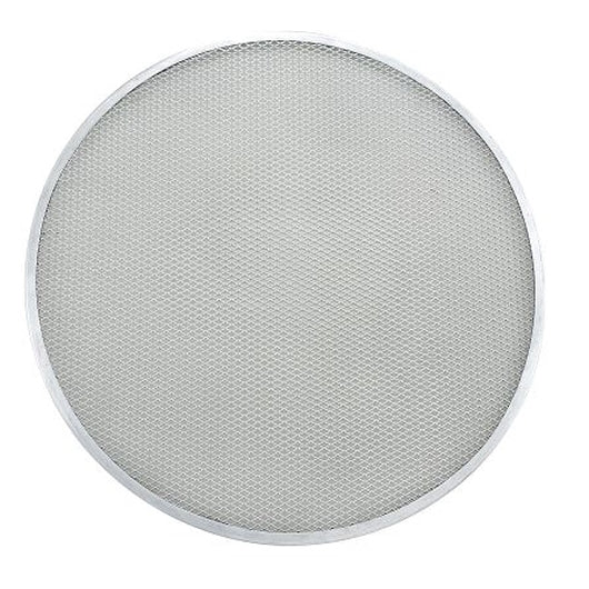 Winco 14 Inch Seamless Aluminum Pizza Screen, 1 x 1 each Case - Prepared Foods