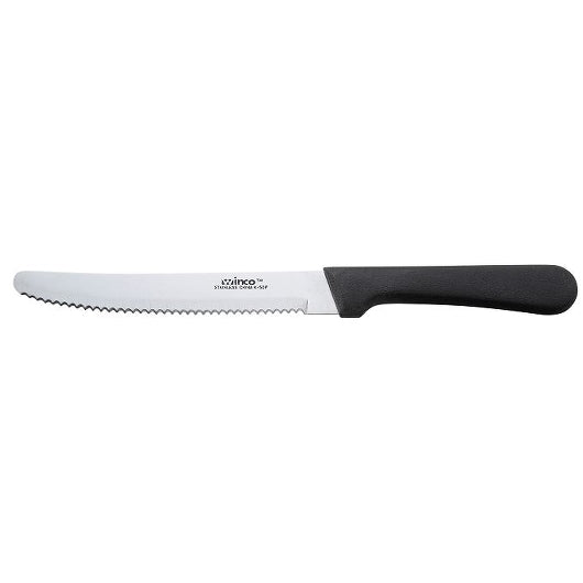 Round Tip Steak KNIFE WITH 5 INCH Polypropylene HANDLE, 1 x 1 DZ Case - Disposable Cutlery