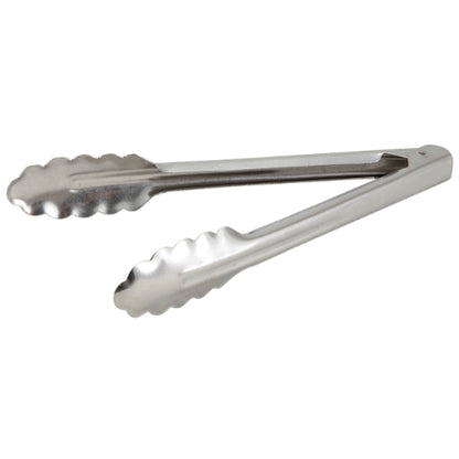 Winco 9 Inch Stainless Steel Heavy Weight Utility Tong, 1 x 1 each Case - Kitchen Smallware