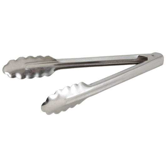 Winco 9 Inch Stainless Steel Heavy Weight Utility Tong, 1 x 1 each Case - Kitchen Smallware