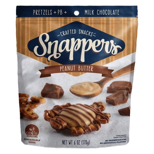 Snappers Peanut Butter Milk Chocolate, 6 x 6 oz Case - Candy & Confections